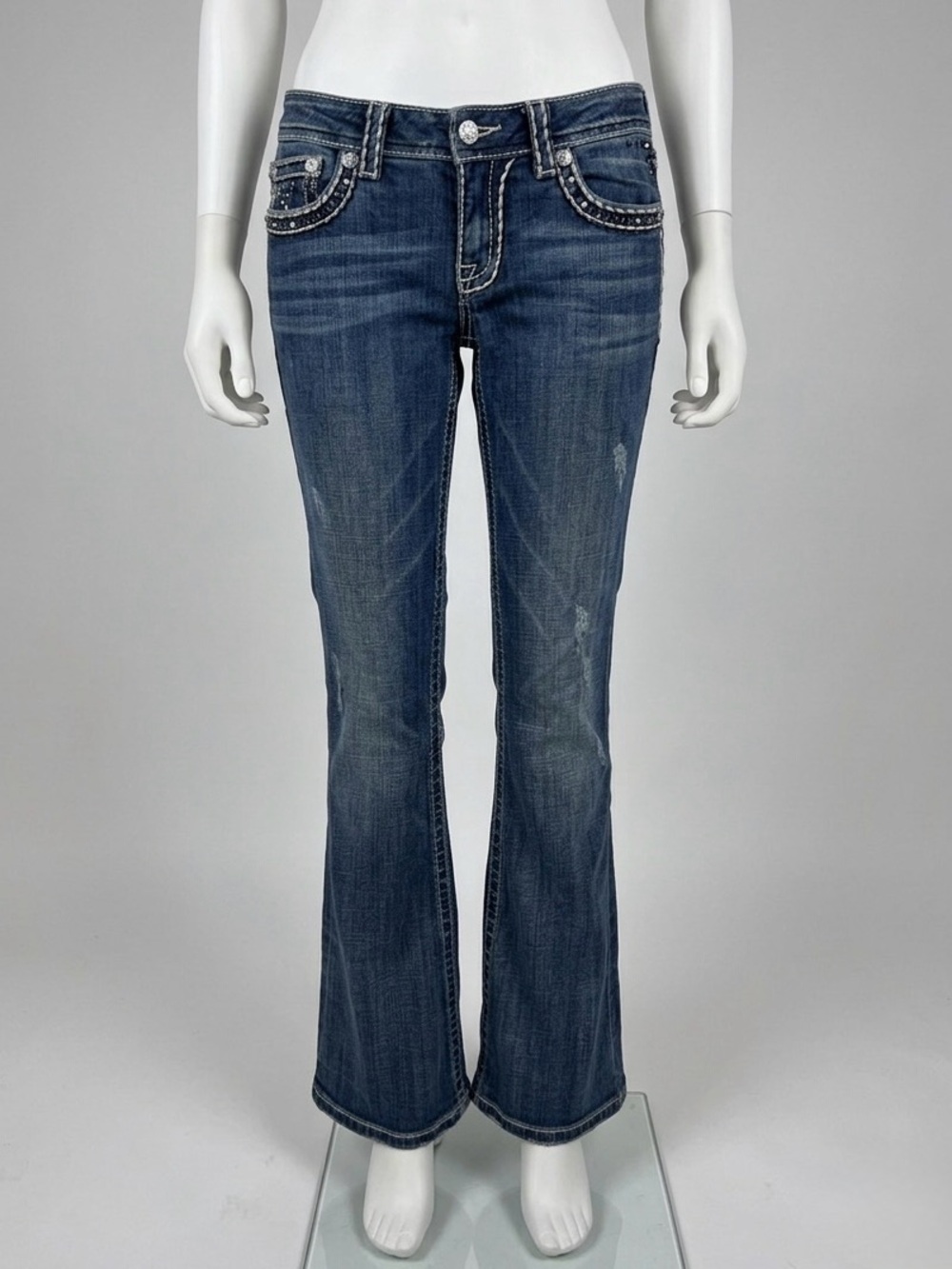 Miss Me Flare Studded Jeans
